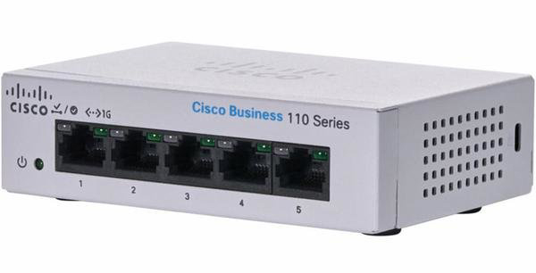 You Recently Viewed Cisco CBS110-5T-D-UK 5-Port GE Unmanaged Desktop Switch Image